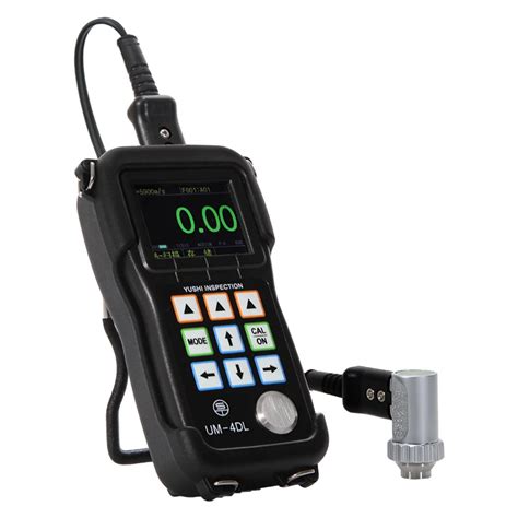 measuring sample thickness|ultrasonic thickness gauge chart.